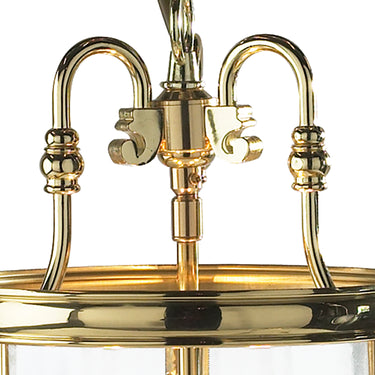 Lambeth Lantern Circular Hall Polished Brass