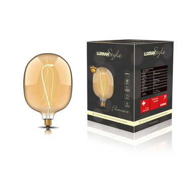 ES (E27) Decolamp LED Pill 4W Amber Dimmable