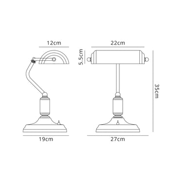 Beaumont Table Lamp 1 Light With Toggle Switch, Satin Nickel/Sand White