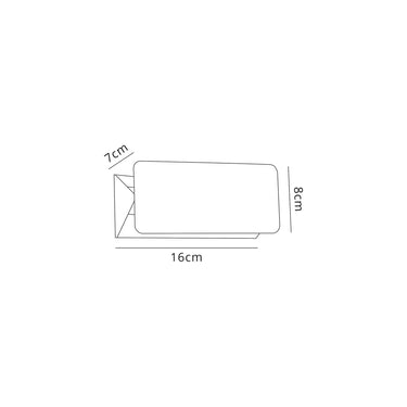 Josh Up & Downward Lighting Wall Lamp, 5W LED, IP54, Anthracite