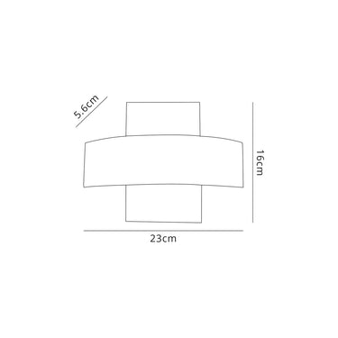 Tito Up & Downward Lighting Wall Lamp, 2 x 5W LED, IP54, Sand White