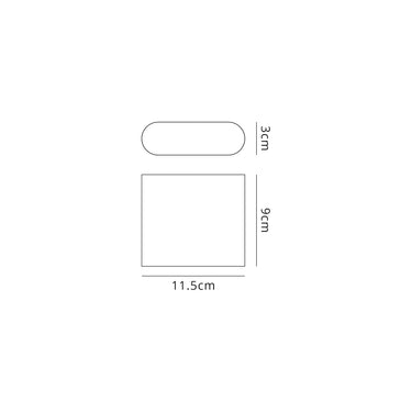 Pont Up and Downward Lighting Wall Lamp, 2 x 3W LED, IP54, Black/Silver