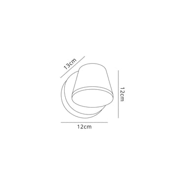 Zoon Wall Lamp, 2 x 6W LED, IP54, Dark Brown