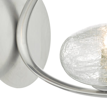 Leighton 1 Light Wall Light Satin Chrome