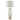 Lucie Table Lamp Satin Brass C/W Shade