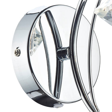 Luther Single Wall Bracket Polished Chrome