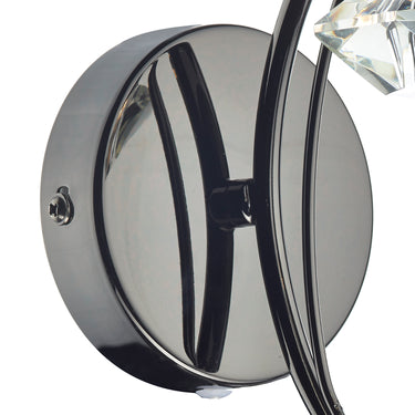 Luther Single Wall Bracket Black Chrome