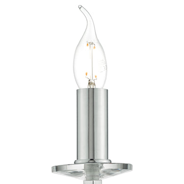 Lyon 1 Light Wall Light Polished Chrome & Crystal