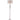 Madrid Ball Floor Lamp Satin Chrome C/W Shade
