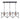 Midi 3 Light Bar Pendant Black