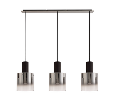 Manhattan 3 Light Bar Pendant Black