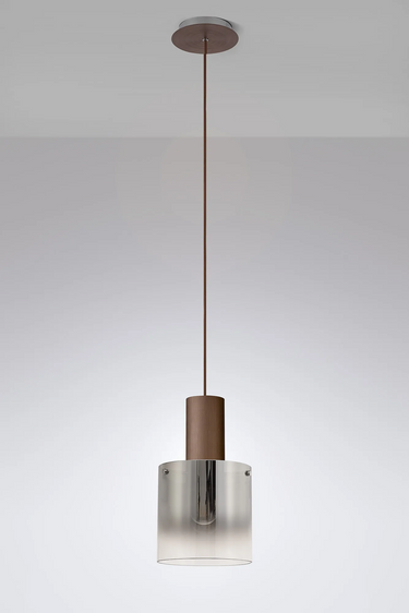 Manhattan Single Pendant Mocha & Smoked