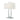 Nile Table Lamp Polished Chrome c/w Ivory Shade