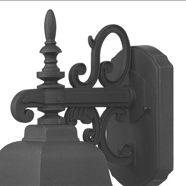 Norfolk Wall Bracket Downlight Black IP44