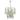 Odile 6 Light Pendant Polished Nickel