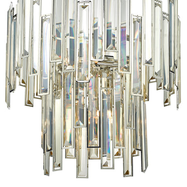 Odile 6 Light Pendant Polished Nickel