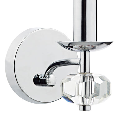Oleana Single Wall Bracket Polished Chrome