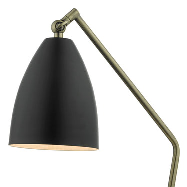 Olly Table Lamp Antique Brass/ Black