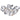 Rawley 4 Light Ribbon Flush Brushed Aluminium