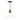 Ray 1 Light Pendant Antique Brass Clear