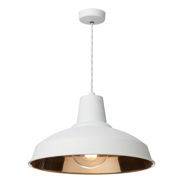 BESPOKE Reclamation Pendant, Select Outer/Inner Finish and Cable Colour
