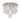 Roxanne 7 Light Flush Polished Chrome & Crystal