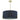 Santino Pendant Gold C/W Navy Faux Silk Shade