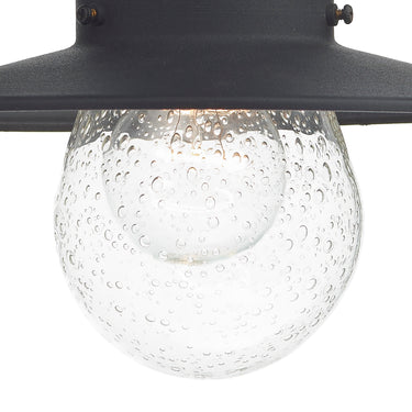 Sedgewick 1 Light Lantern Black Down Facing IP44