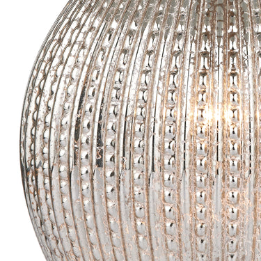 Sonia Table Lamp Antique Silver C/W Shade