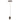 1 Light Antique Chrome E27 Suspension With Clear Cable