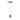 1 Light Antique Brass E27 Suspension With Clear Cable