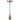 1 Light E27 Decorative Suspension Copper