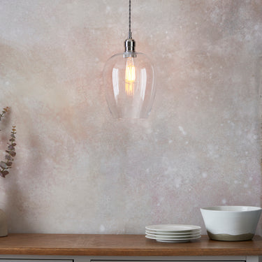 Stourton Small Pendant Polished Nickel