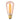 ES (E27) ST64 LED Edison 8W Tinted Dimmable