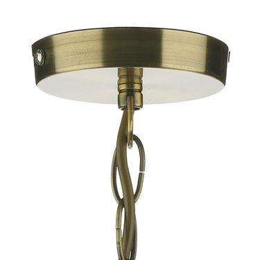 Suri 1 Light Pendant Antique Brass