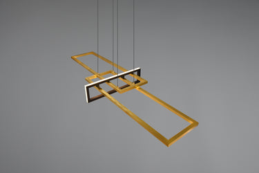 Sarena Pendant Matt Brass & Black, 34W LED, 3000K