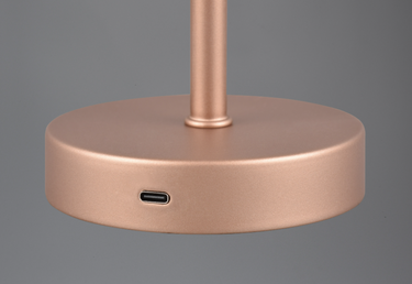Geoff Matt Copper Rechargeable Table Lamp