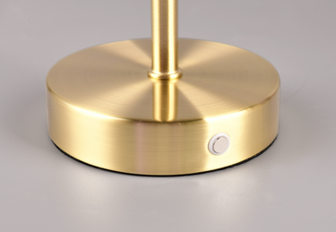Geoff Matt Brass Rechargeable Table Lamp