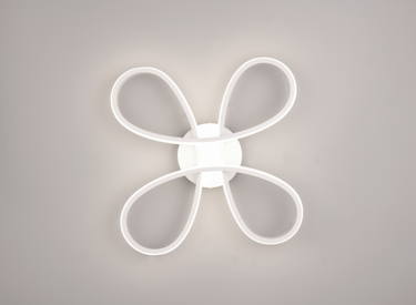 Wing LED Small Flush, White, 4000K