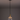 Nimbus Single Pendant, Black & Brass - Complete with 200mm Clear Bulb