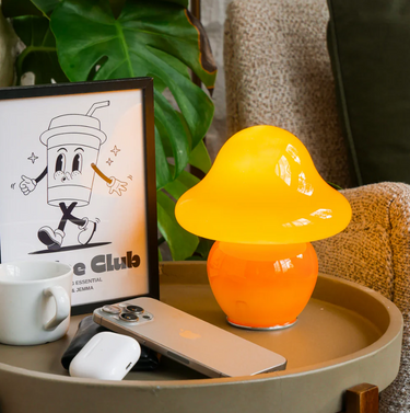 Shroom Orange Table Lamp