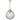 Tamara 1 Light Pendant Satin Nickel & Ribbed Glass