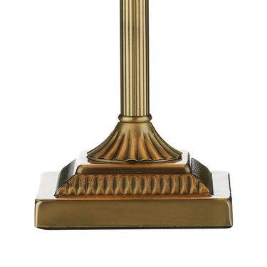 Taylor Table Lamp Antique Brass C/W Shade