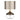 Teardrop Table Lamp Pewter Base Only