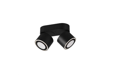 Taurus Double LED Spot Matt Black