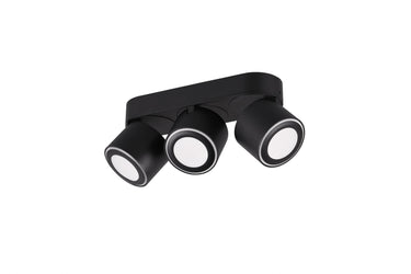 Taurus Triple LED Spot Matt Black