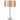 Tuscan Table Lamp Base Only Satin Chrome