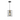Tatum 1 Light Pendant Matt Black & Smoked Glass