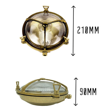 Solent Trident Bulkhead Raw Brass