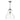 Upton 1 Light Pendant Large Polished Chrome